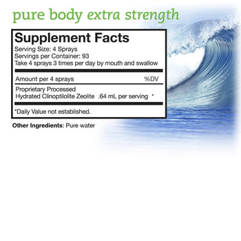 Pure Body Extra Strength Zeolite (A Safe, Effective Toxin Binder) Image