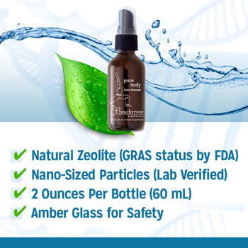 Pure Body Extra Strength Zeolite (A Safe, Effective Toxin Binder) Image